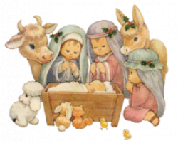 away in a manger graphic | Free Religious Christmas Clipart Graphics ...