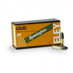 Remington Eley Club Rimfire Ammo .22 LR 40 gr LFN 1085 fps 50/ct