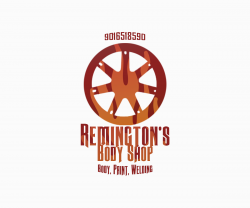 Masculine, Modern, Shop Logo Design for Remington\'s Body ...