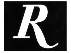 Remington R Logo Decal White - Clip Art Library