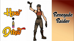 How I Draw Renegade Raider from Fortnite - YouTube