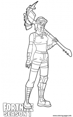10 Renegade raider drawing fortnite colouring page download ...
