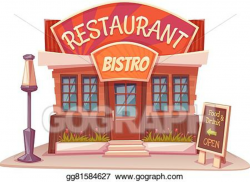 Vector Stock - Vector illustration of restaurant and bistro ...