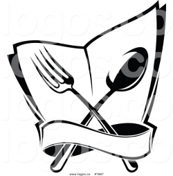 Royalty Free Clip Art Vector Logo of a Black and White ...
