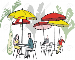 Eating in a restaurant clipart - Clip Art Library