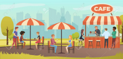 People Outside A Restaurant Clipart & Free Clip Art Images ...