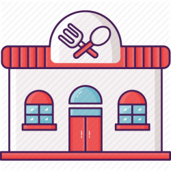 Building Background clipart - Restaurant, Square ...