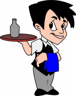 Waiter Waitress Clipart - Clip Art Library