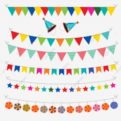 Birthday Banners Confetti, Birthday Banners, Birthday Ribbon ...