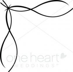Clipart Ribbon Border | Wedding Flourish