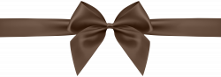 Brown Bow Transparent Clip Art Image | Gallery Yopriceville - High ...