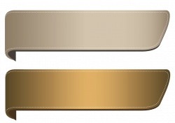 Brown Transparent Banners Set PNG Clipart | Gallery Yopriceville ...