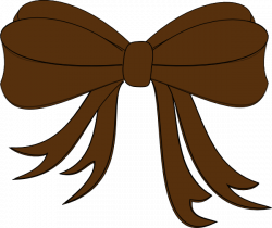 Brown Bow Ribbon Clip Art at Clker.com - vector clip art online ...