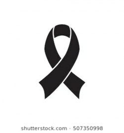 Cancer ribbon clipart black and white » Clipart Station