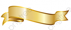 Gold Ribbon, Ribbon Clipart, Golden Ribbon, Ribbons PNG Transparent ...