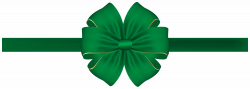 Green Bow with Ribbon Clip Art | Gallery Yopriceville - High ...