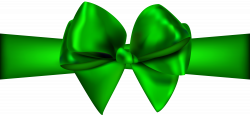 Green Ribbon with Bow PNG Clip Art - Best WEB Clipart