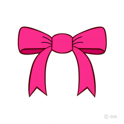 Pink Bow Clipart Free Picture｜Illustoon