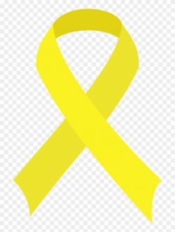 Yellow Ribbon Vector Viewing Gallery Xodsvd Clipart - Yellow Cancer ...