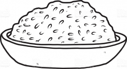 Rice clipart black and white 7 » Clipart Station