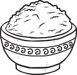 Rice clipart black and white - Clip Art Library