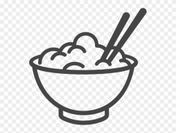Bowl Of Rice Icon Clipart (#1496706) - PinClipart