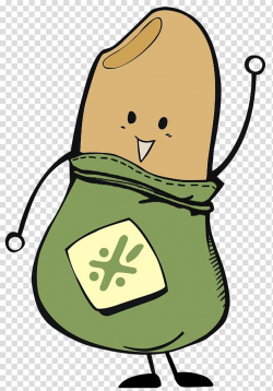 Rice Cartoon Food, Cartoon brown rice cute baby transparent ...