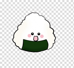Kawaii, white rice cartoon transparent background PNG ...