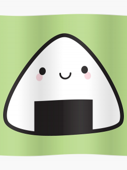 Kawaii Onigiri Rice Ball | Poster