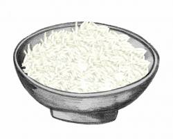 Clip Art Plate Of Rice Clipart - Clip Art Library