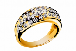 Rings Clipart Bride Ring - Gold Jewellery Ring Png {#468811 ...