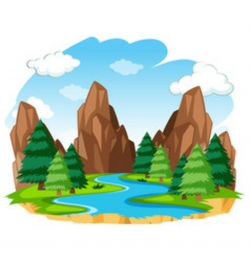 River Clipart Landscape Vector Images (over 1,100)