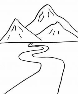 River Clipart Black And White | Free download best River ...