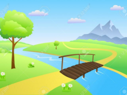Free Countryside Clipart river landscape, Download Free Clip ...