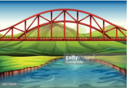 Bridge above the river Clipart Image | +1,566,198 clip arts
