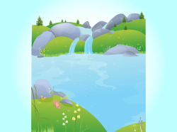 River nature clipart - Clip Art Library