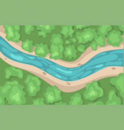 Clipart River Map Vector Images (34)