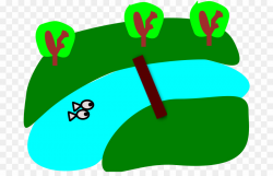 Simple Cartoon River PNG River Drawing Clipart download ...