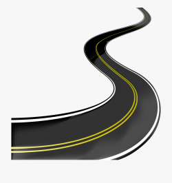 Curved Road Clipart - Highway Vector , Transparent Cartoon ...