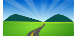 Road Clipart side view 10 - 2400 X 1140 Free Clip Art stock ...