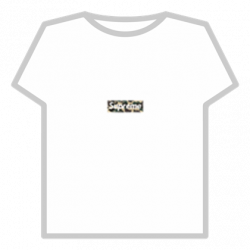 Supreme small logo transparent (camo) - Roblox