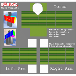Transparent Shirt Template For ROBLOX - Roblox