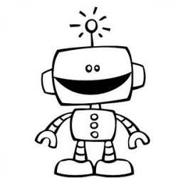 Free Robot Cliparts Black, Download Free Clip Art, Free Clip ...