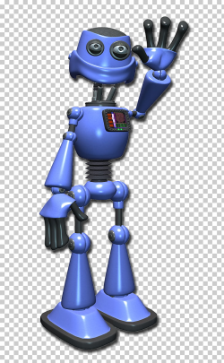 Robot Cobalt blue Action & Toy Figures Figurine, robot PNG ...