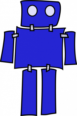 Free Clipart: Blue robot | mcol