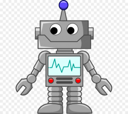 Cute Cartoon clipart - Robot, Illustration, Cartoon ...