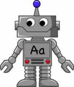 Robot Alphabet | Robot cartoon, Robot clipart, Diy robot