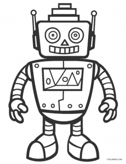 Printable Robot Coloring Pages