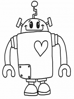 Printable Robot Coloring Pages | Coloring Me | Coloring ...