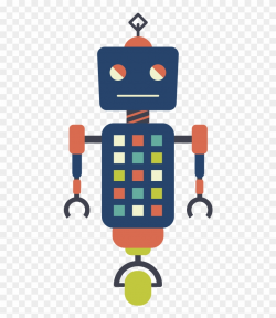 Vector Robots Hipster - Robot Clipart (#715547) - PinClipart